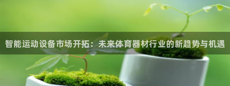 耀世平台主管:智能运动设备市场开拓:未来体育器材行业的新趋势